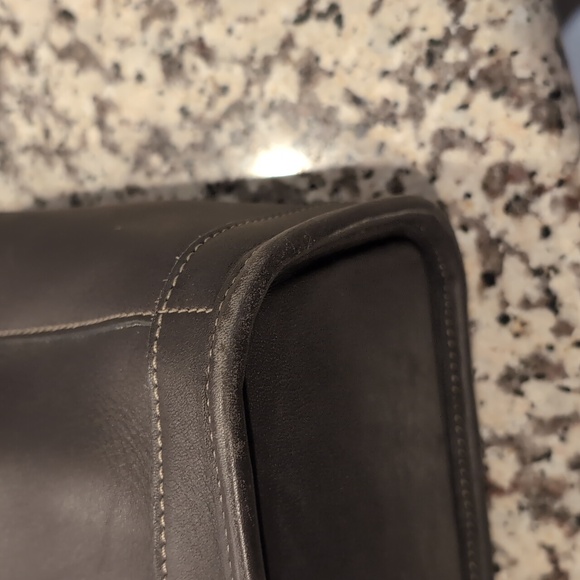 Vintage COACH Grey Shoulder Bag - Picture 8 of 10